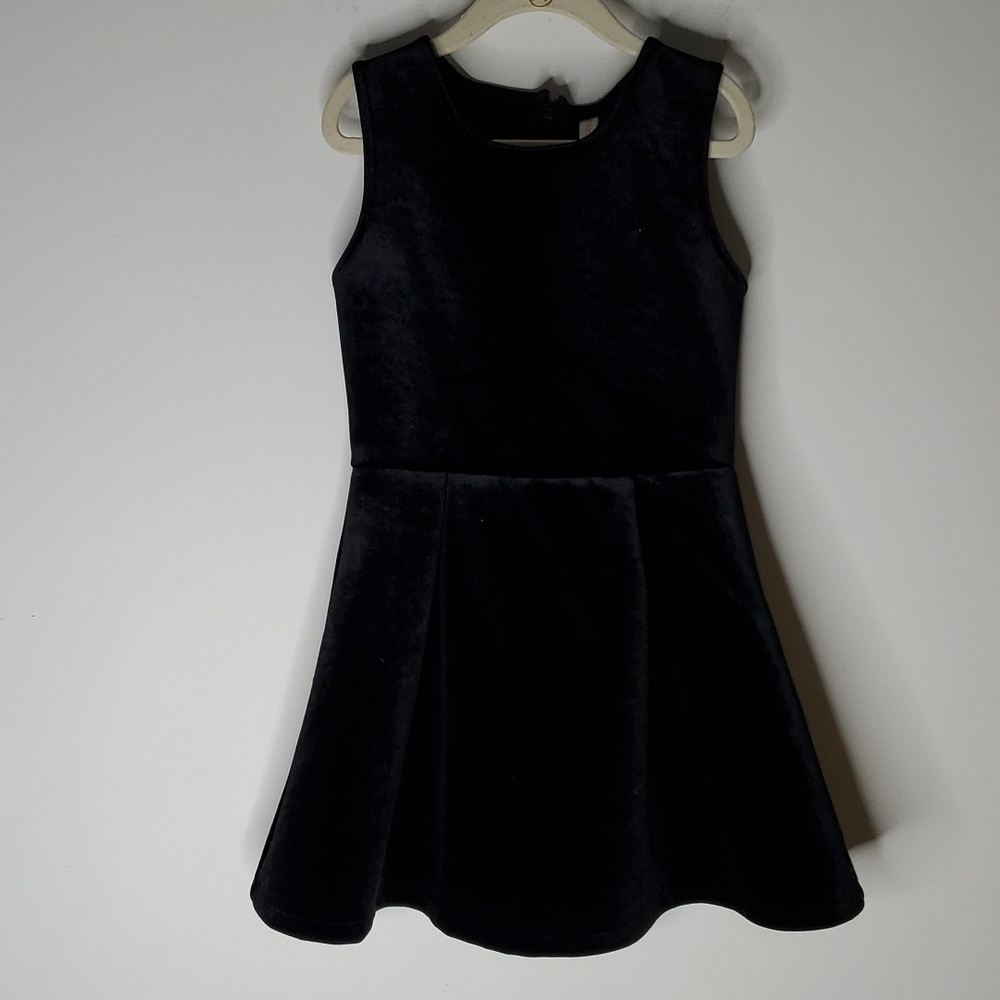 Girls Black Fit and Flare Special Ocassion Dress